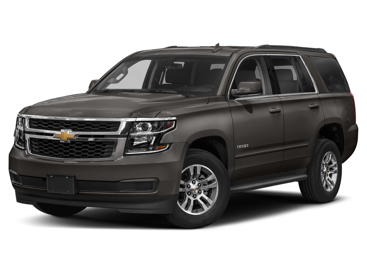 2018 Chevrolet Tahoe LT in Black — front three-quarter view