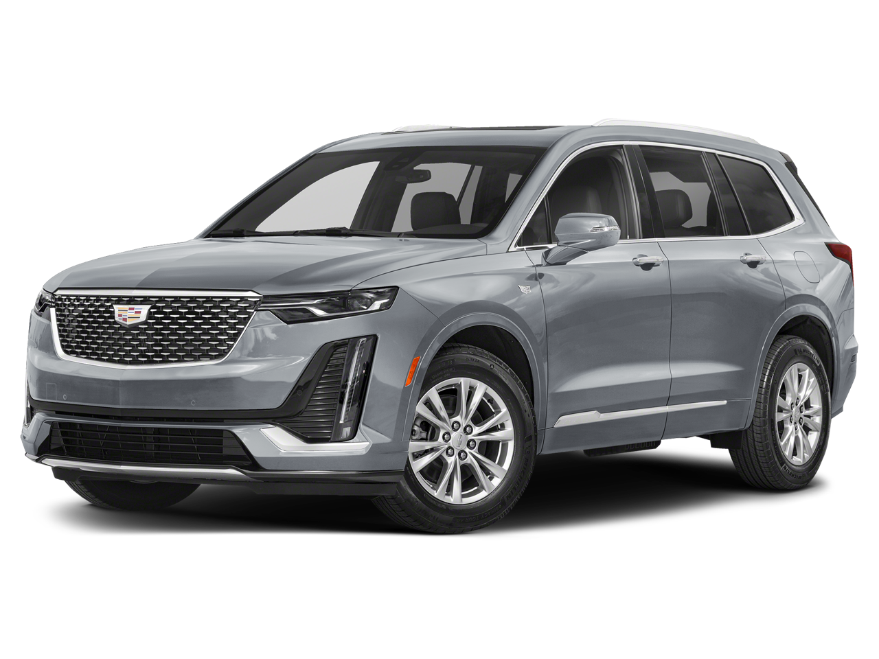 2024 Cadillac XT6 Premium Luxury in Stellar Black Metallic — front three-quarter view