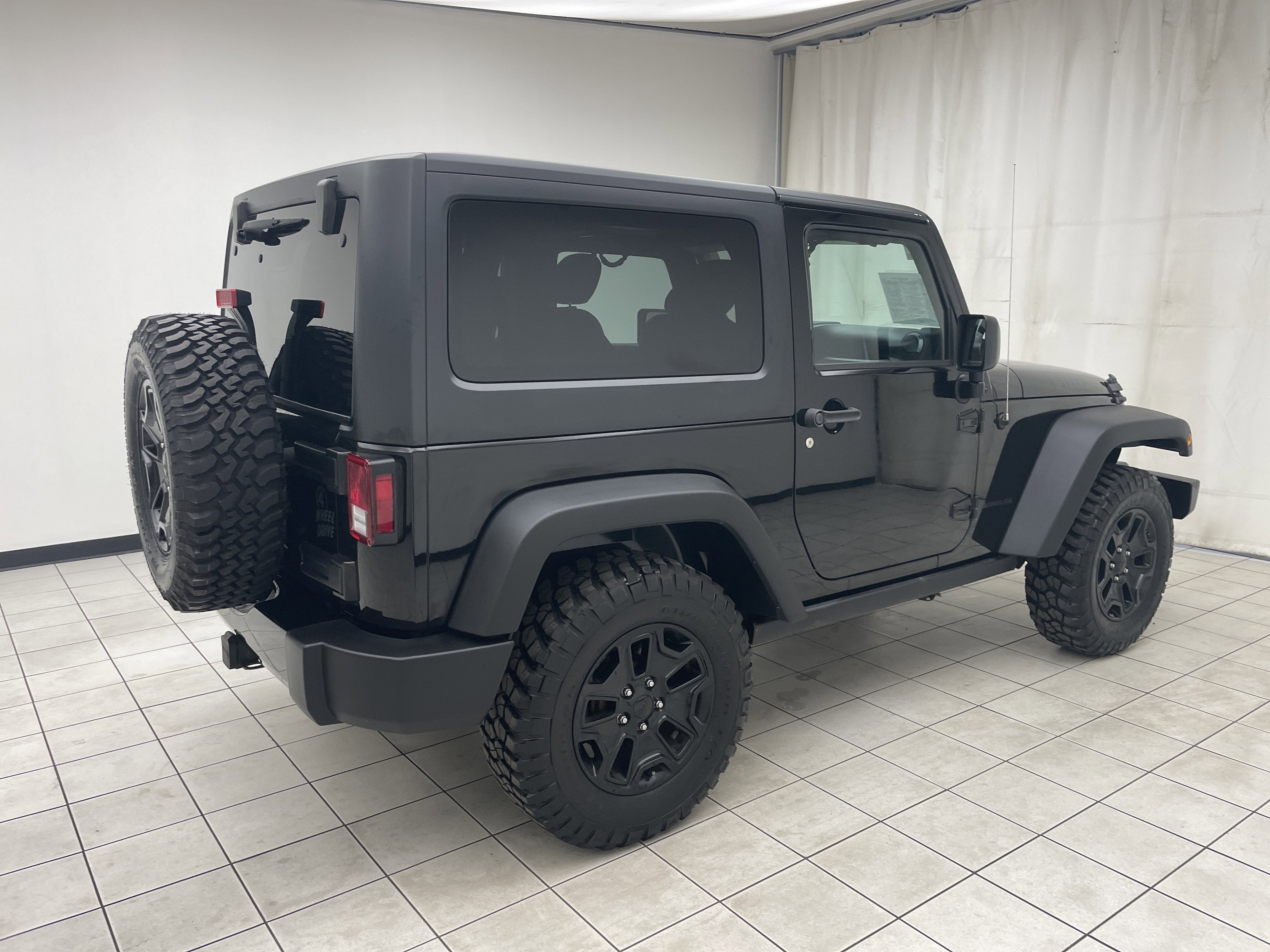 2017 Jeep Wrangler — interior view